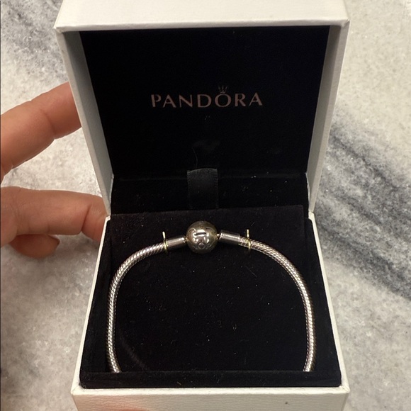 Pandora Silver Precious Moments  Bracelet 7.5 inch - Picture 1 of 5